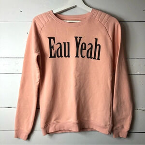 Zoe Karssen Sweatshirt Eau Yeah in Pink Size Small